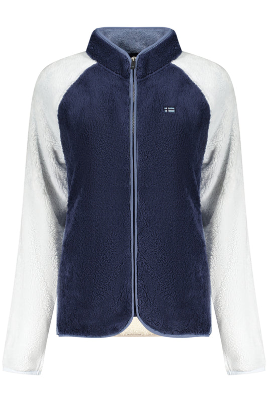 NORWAY 1963 FELPA CON ZIP DONNA BLU