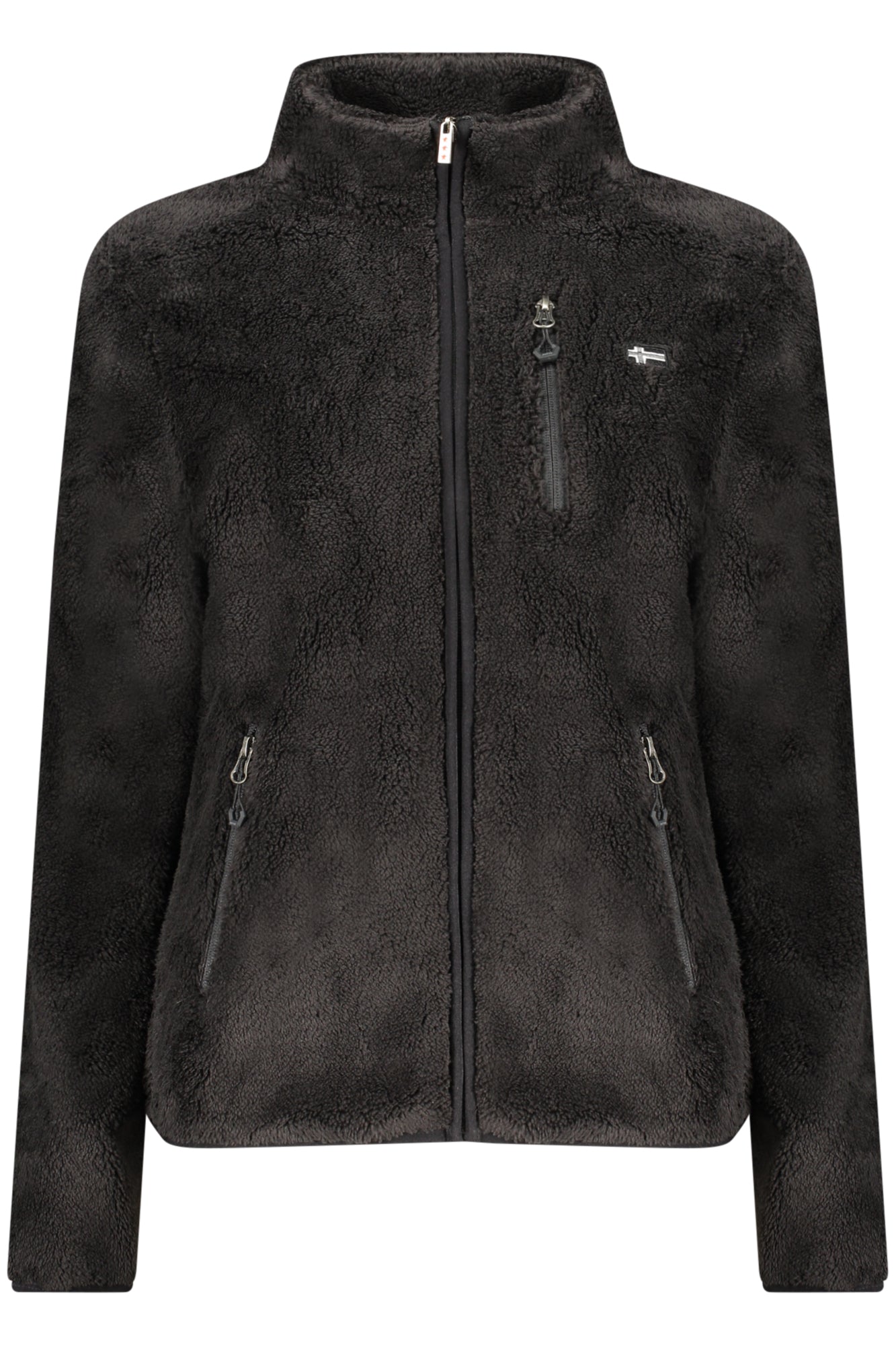 NORWAY 1963 FELPA CON ZIP DONNA NERO