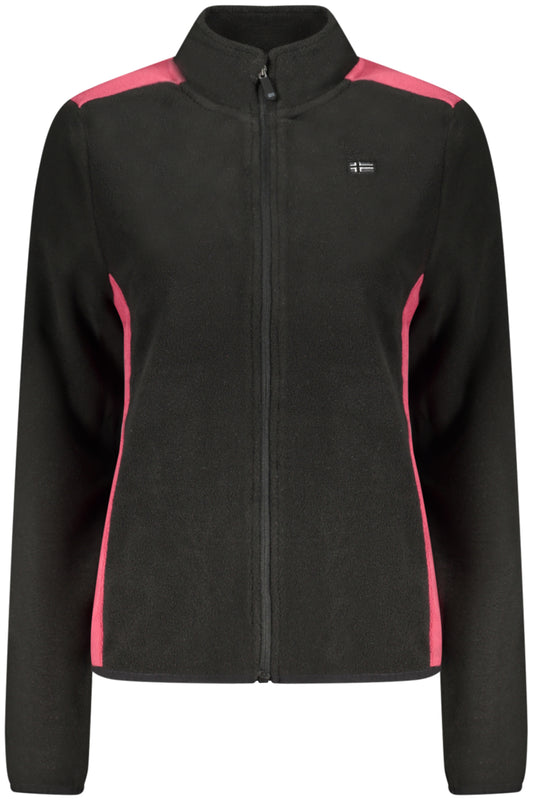 NORWAY 1963 FELPA CON ZIP DONNA NERO