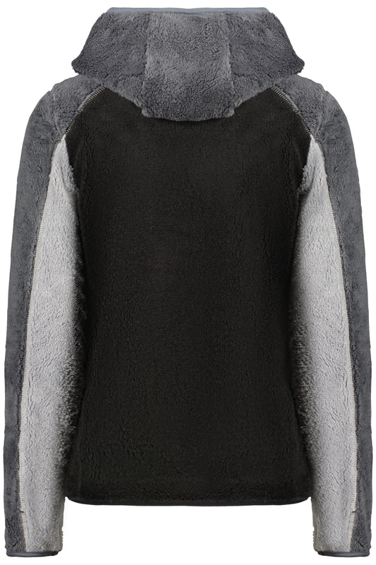 NORWAY 1963 FELPA CON ZIP DONNA NERO