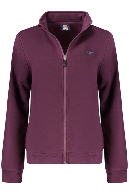 NORWAY 1963 FELPA CON ZIP DONNA VIOLA