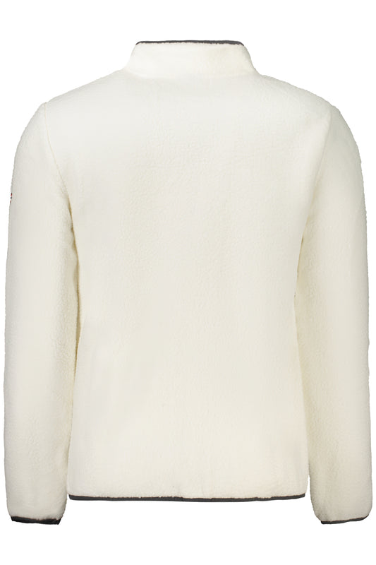 NORWAY 1963 FELPA CON ZIP UOMO BIANCO