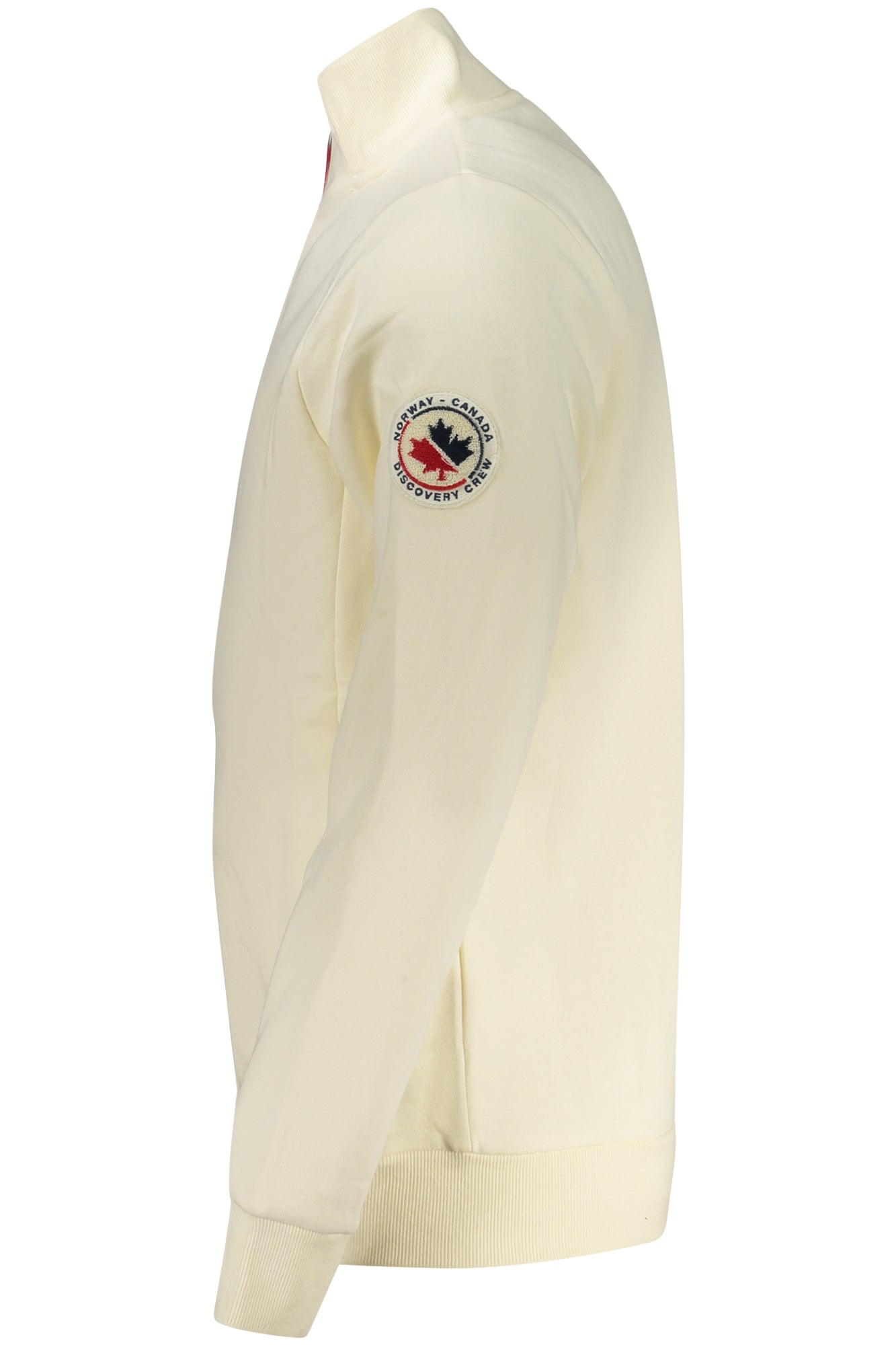 NORWAY 1963 FELPA CON ZIP UOMO BIANCO