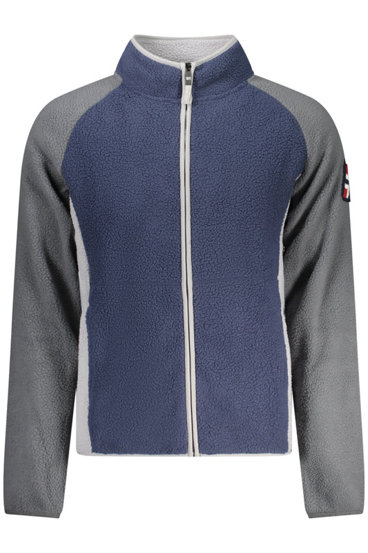 NORWAY 1963 FELPA CON ZIP UOMO BLU