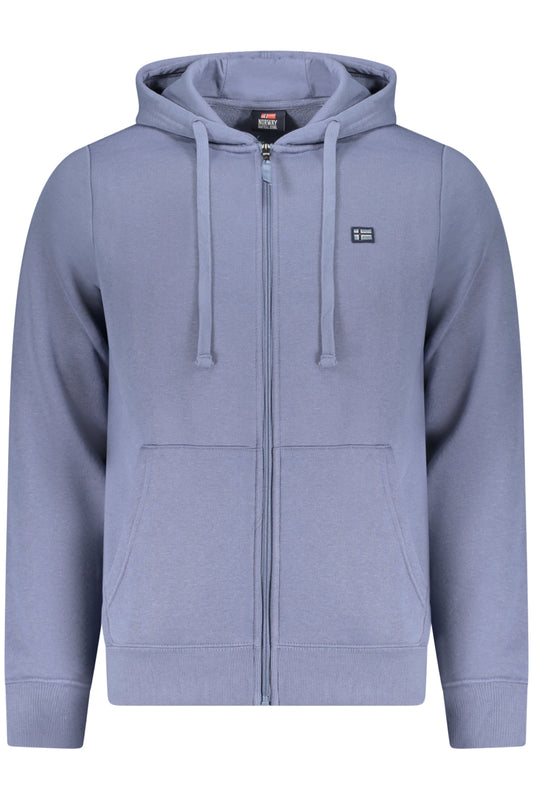 NORWAY 1963 FELPA CON ZIP UOMO BLU