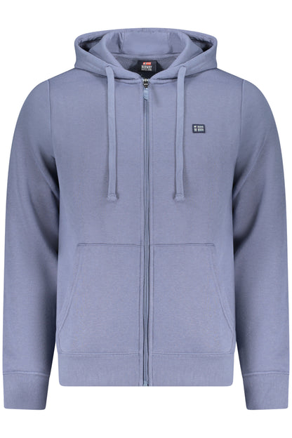 NORWAY 1963 FELPA CON ZIP UOMO BLU