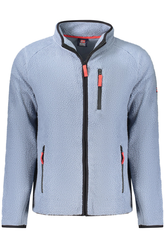 NORWAY 1963 FELPA CON ZIP UOMO BLU