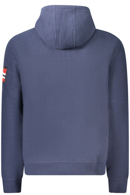 NORWAY 1963 FELPA CON ZIP UOMO BLU