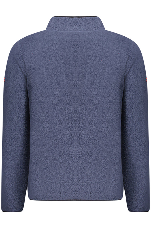 NORWAY 1963 FELPA CON ZIP UOMO BLU