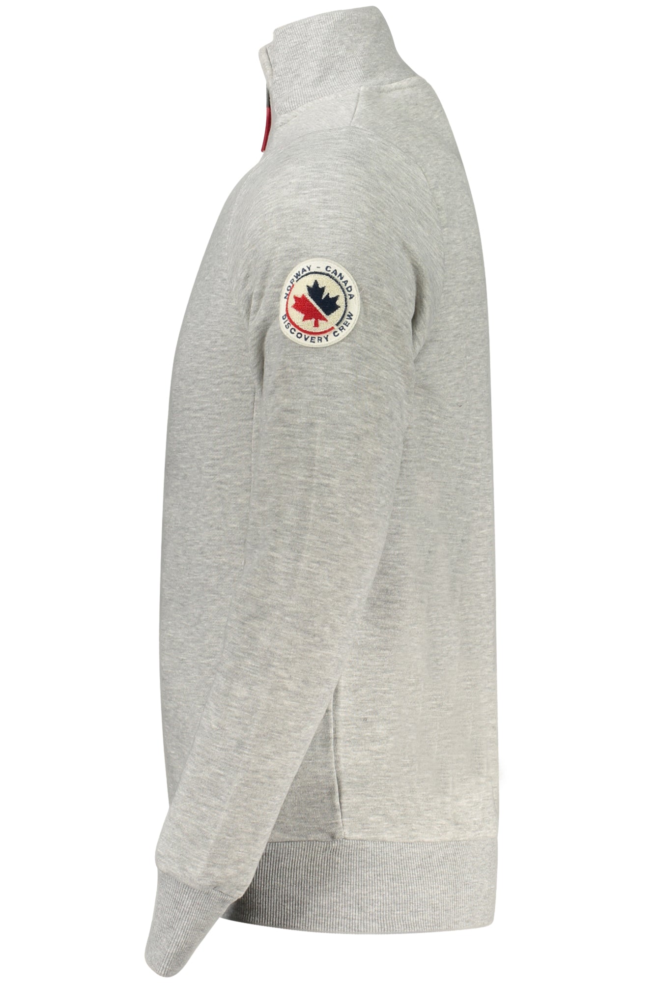 NORWAY 1963 FELPA CON ZIP UOMO GRIGIO