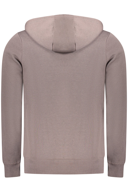 NORWAY 1963 FELPA CON ZIP UOMO MARRONE