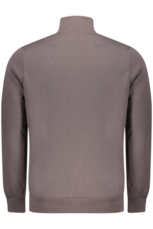 NORWAY 1963 FELPA CON ZIP UOMO MARRONE