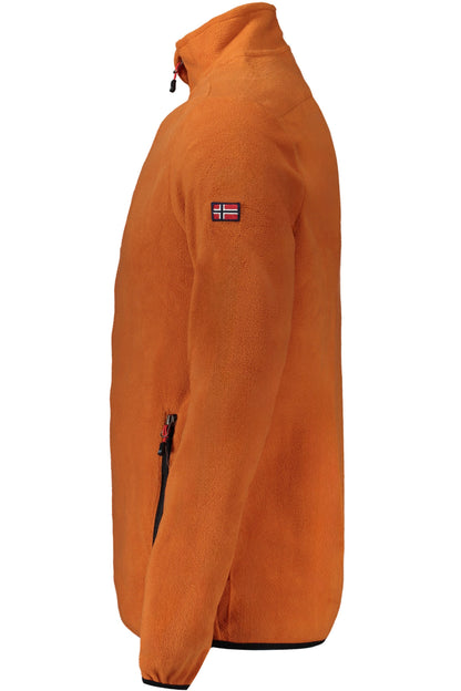 NORWAY 1963 FELPA CON ZIP UOMO MARRONE