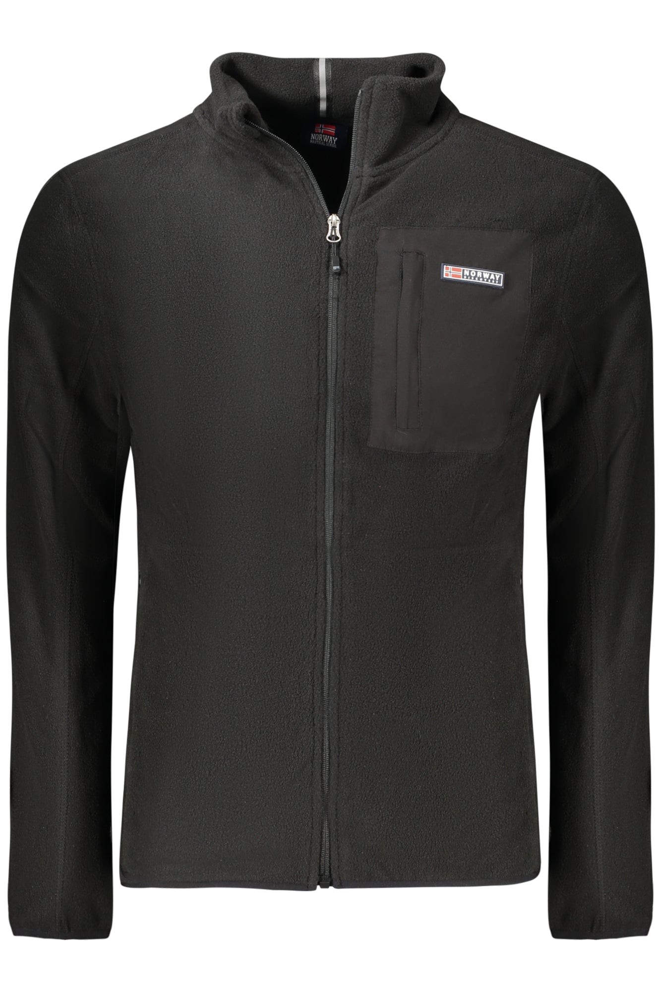 NORWAY 1963 FELPA CON ZIP UOMO NERO