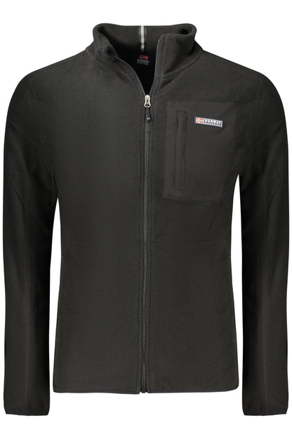 NORWAY 1963 FELPA CON ZIP UOMO NERO