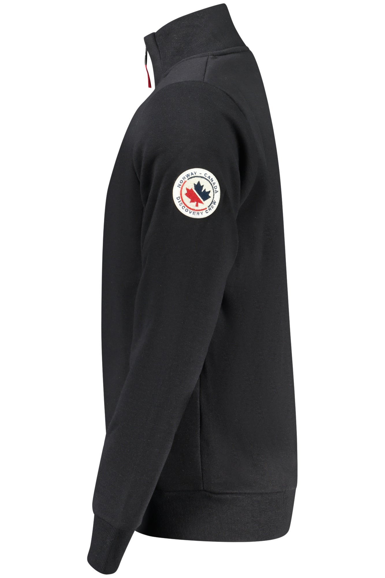 NORWAY 1963 FELPA CON ZIP UOMO NERO