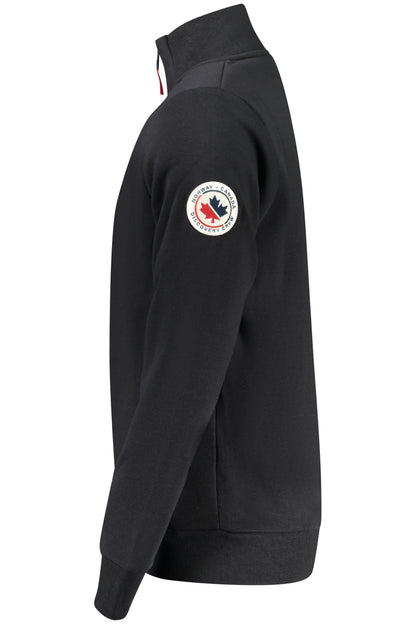 NORWAY 1963 FELPA CON ZIP UOMO NERO