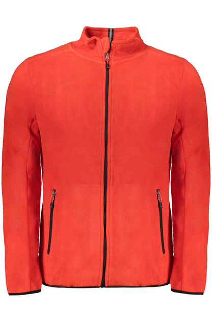 NORWAY 1963 FELPA CON ZIP UOMO ROSSO