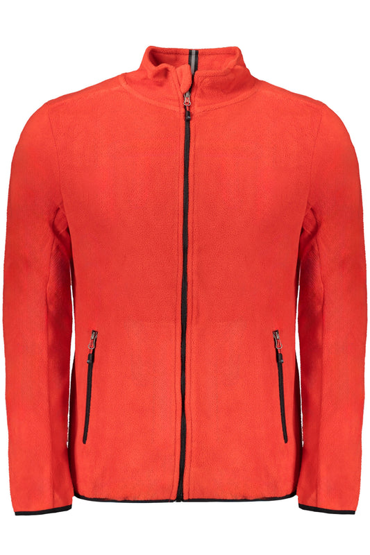 NORWAY 1963 FELPA CON ZIP UOMO ROSSO