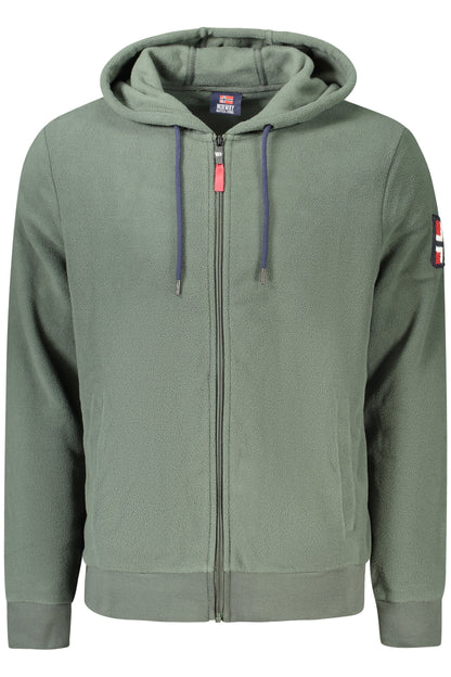 NORWAY 1963 FELPA CON ZIP UOMO VERDE