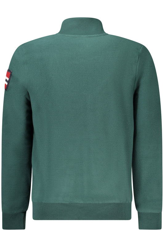 NORWAY 1963 FELPA CON ZIP UOMO VERDE