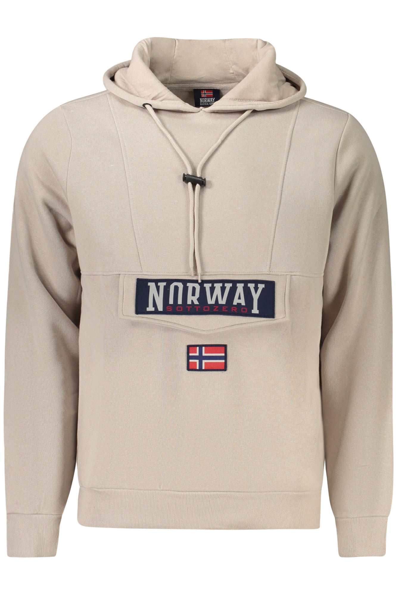 NORWAY 1963 FELPA SENZA ZIP UOMO BEIGE
