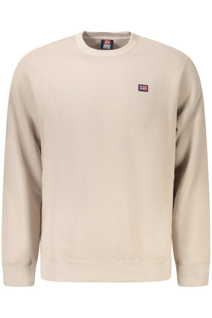 NORWAY 1963 FELPA SENZA ZIP UOMO BEIGE
