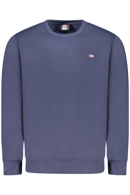 NORWAY 1963 FELPA SENZA ZIP UOMO BLU