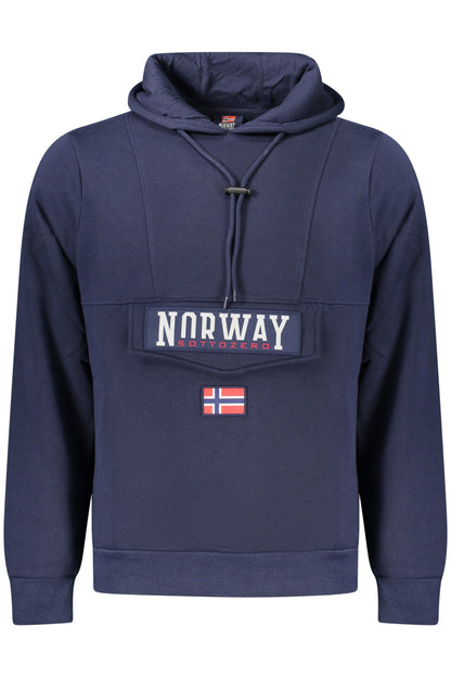 NORWAY 1963 FELPA SENZA ZIP UOMO BLU