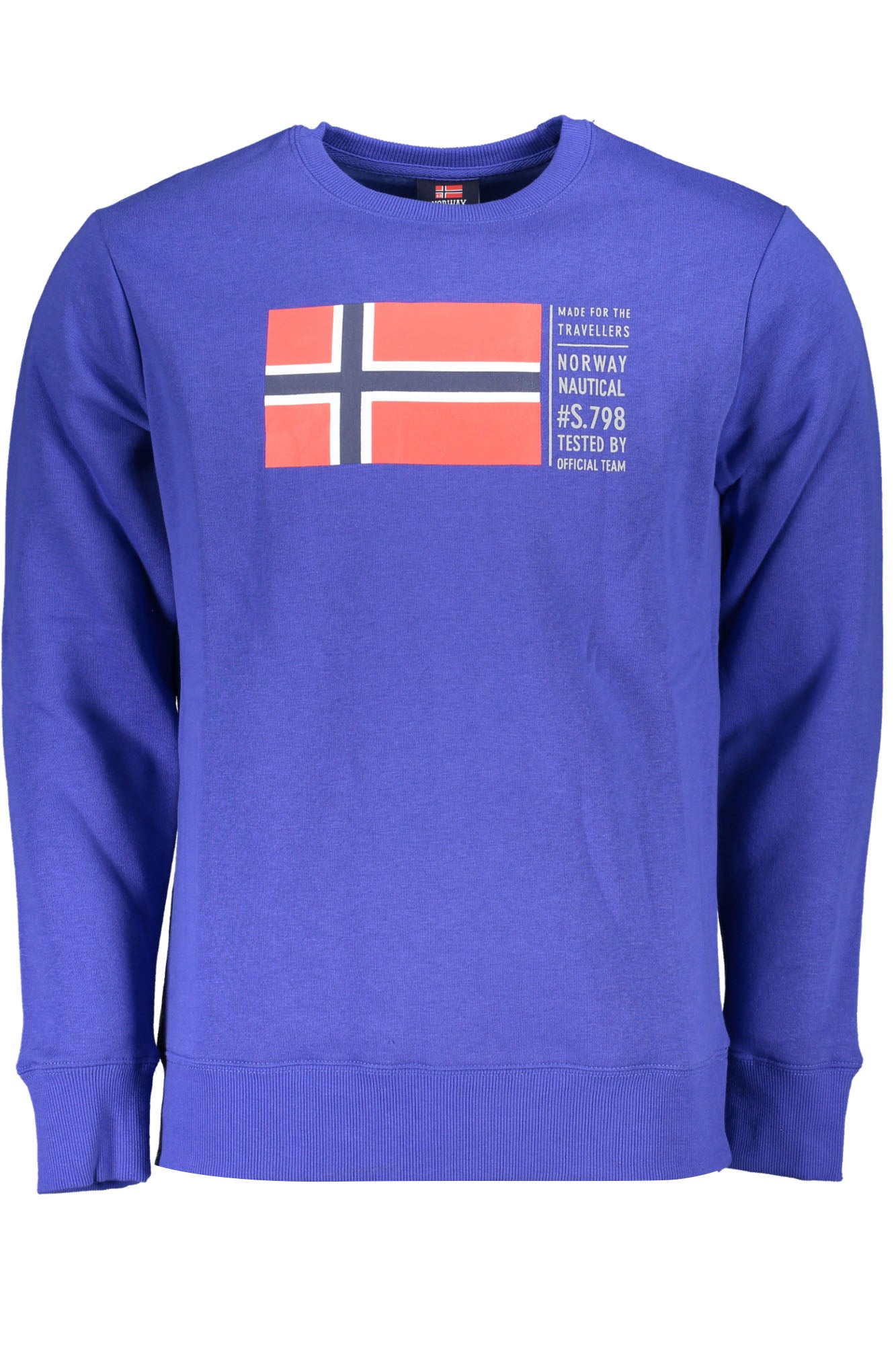 NORWAY 1963 FELPA SENZA ZIP UOMO BLU