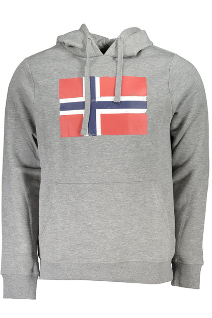 NORWAY 1963 FELPA SENZA ZIP UOMO GRIGIO