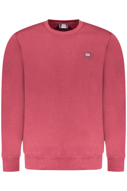 NORWAY 1963 FELPA SENZA ZIP UOMO ROSSO