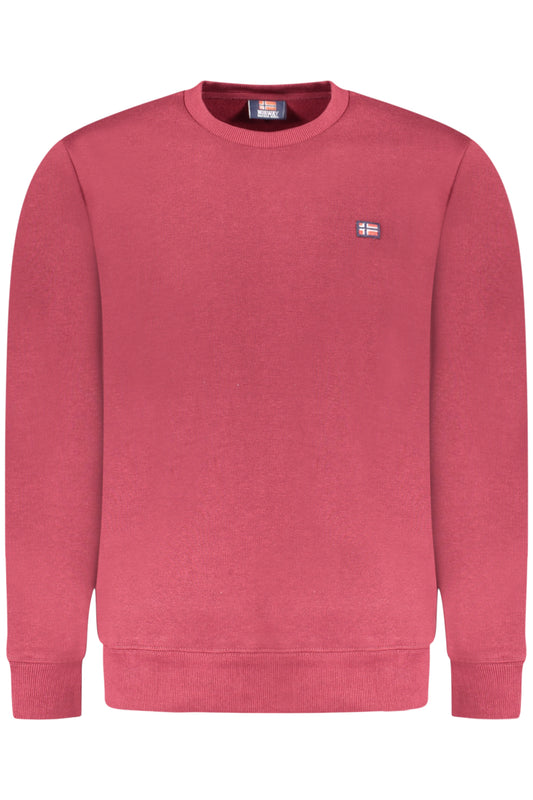 NORWAY 1963 FELPA SENZA ZIP UOMO ROSSO