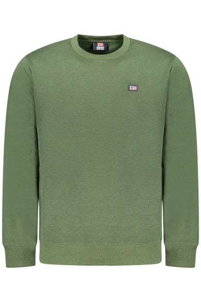NORWAY 1963 FELPA SENZA ZIP UOMO VERDE