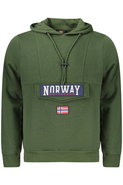 NORWAY 1963 FELPA SENZA ZIP UOMO VERDE