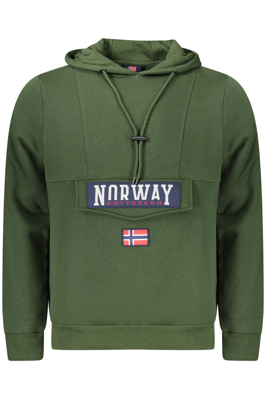 NORWAY 1963 FELPA SENZA ZIP UOMO VERDE