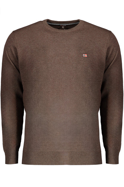 NORWAY 1963 MAGLIA UOMO MARRONE