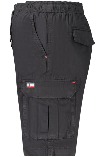 NORWAY 1963 PANTALONE BERMUDA UOMO NERO