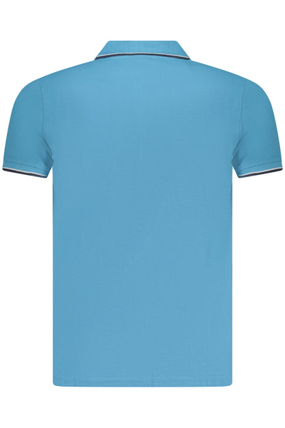 NORWAY 1963 POLO MANICHE CORTE UOMO AZZURRO