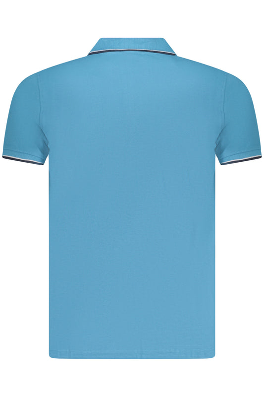 NORWAY 1963 POLO MANICHE CORTE UOMO AZZURRO
