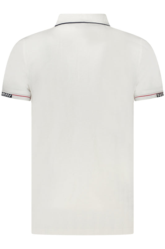 NORWAY 1963 POLO MANICHE CORTE UOMO BIANCO