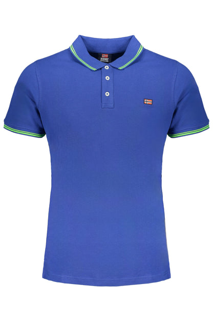 NORWAY 1963 POLO MANICHE CORTE UOMO BLU