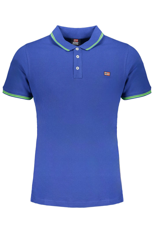 NORWAY 1963 POLO MANICHE CORTE UOMO BLU
