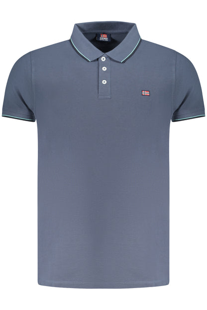 NORWAY 1963 POLO MANICHE CORTE UOMO BLU