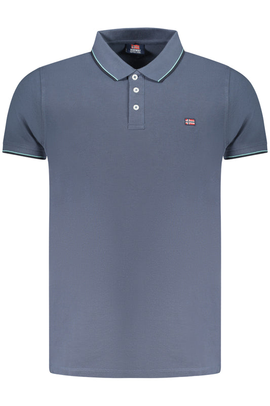 NORWAY 1963 POLO MANICHE CORTE UOMO BLU