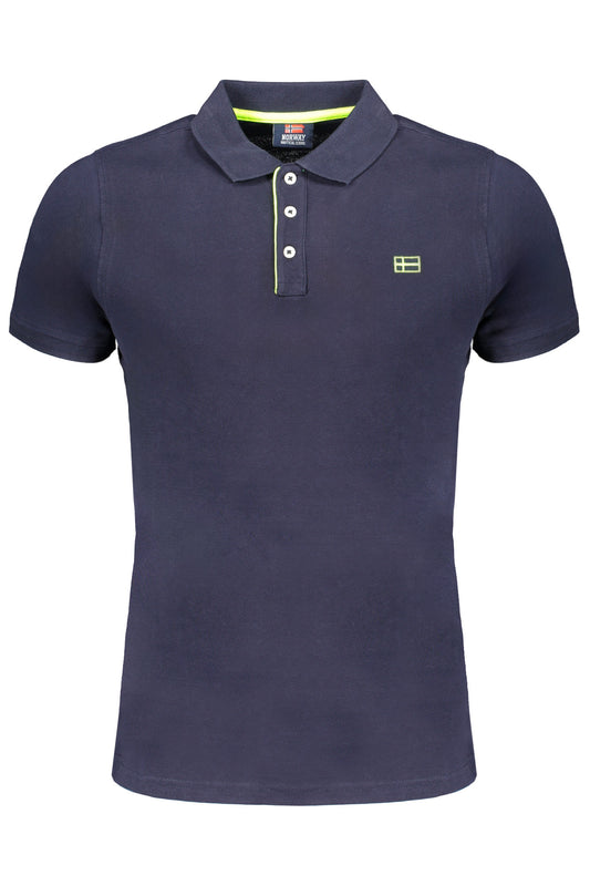 NORWAY 1963 POLO MANICHE CORTE UOMO BLU