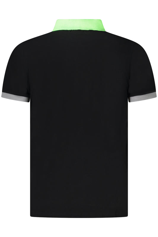 NORWAY 1963 POLO MANICHE CORTE UOMO NERO