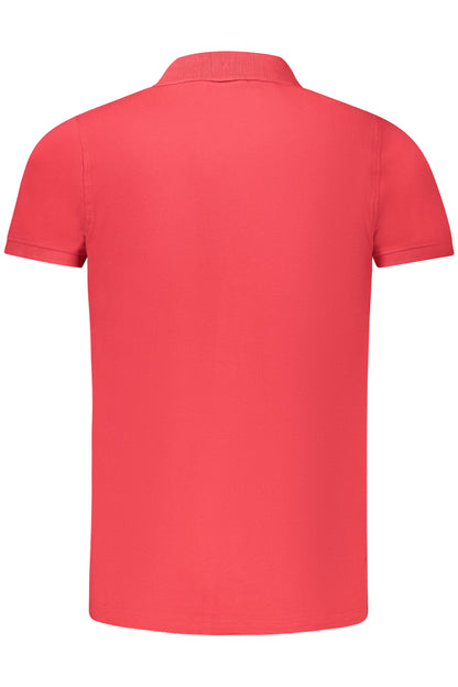 NORWAY 1963 POLO MANICHE CORTE UOMO ROSSO