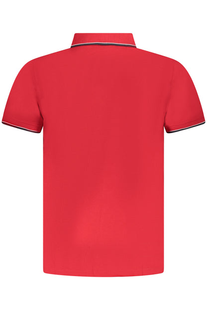 NORWAY 1963 POLO MANICHE CORTE UOMO ROSSO