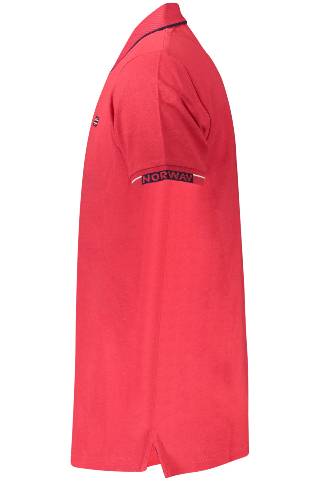 NORWAY 1963 POLO MANICHE CORTE UOMO ROSSO